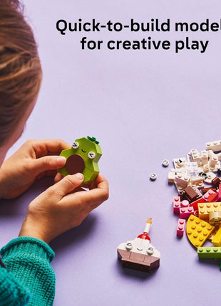 LEGO Classic Creative Food Friends Building Toy Set - Pretend Play Food for Kids, Boys and Girls, Ages 4+ - Learning and Educational Toy for Preschool - Gift Idea for Birthdays - 11039
