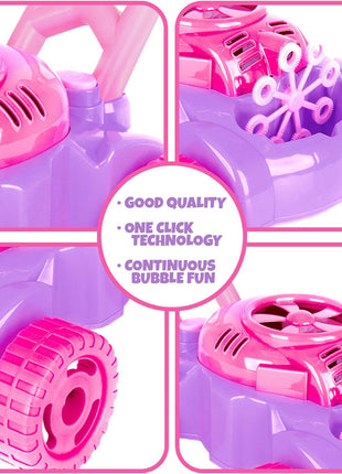 ArtCreativity Bubble Lawn Mower for Toddlers 1-3, Bubble Machine for 1-Year-Old Girl Gifts, Toddler Outdoor Toys for 2-Year-Old Girl Birthday Gift, Push Summer Gardening Toys for Toddlers Age 1 2 3 +