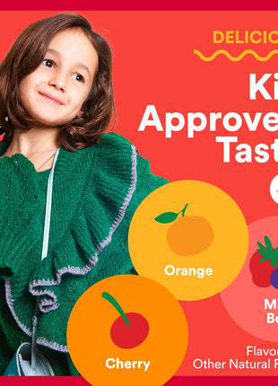 SmartyPants Organic Kids Multivitamin Gummies: Probiotics, Omega 3 (ALA), Vitamin D3, C, Vitamin B12, B6, A, K & Zinc for Immune Support, Biotin, Three Fruit Flavors, 120 Count (30 Day Supply)