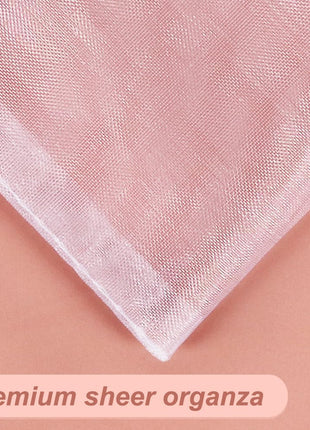 HRX Package 100pcs White Organza Bags, 4x6 inch Mesh Bags Drawstring Gift Bags Jewelry Pouches for Candy Wedding Favors Christmas