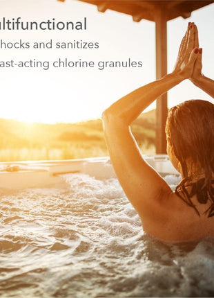 Leisure Time E5 Spa 56 Chlorinating Granules for Spas and Hot Tubs - Maintains Clean, Clear, Sanitized Water, 5 lbs