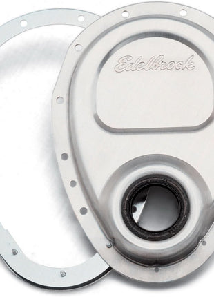 Edelbrock 4242 2-Piece Aluminum Timing Cover