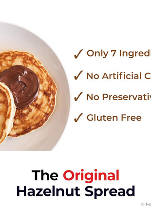 Nutella Creamy Chocolate Hazelnut Spread with Cocoa, Sweet topping for breakfast and desserts, 13 oz