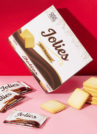 ChocZero Chocolate Cookies, Dark Chocolate Jolies ??Gluten Free, Sugar Free, 20 Crispy Chocolate Filled Keto Cookies Per Box, 8 Ounce