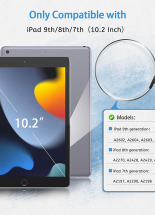 MOBDIK Paperfeel Screen Protector for iPad 9th/8th/7th Generation | 2 Pack Matte Film Crafted for Natural Writing, Anti Glare, Touch Sensitivity