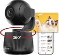 PawTrack 4K Pet Camera with Auto Tracking, 360Â° Pan/270Â° Tilt, Behavior Alerts & Smart Pet Vlog & Two-Way Audio, Privacy Mode, Multi-Pet ID, 1080p Daily Recording Smart Pet Monitor