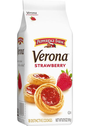 Pepperidge Farm Verona Strawberry Thumbprint Cookies, 6.75 Oz