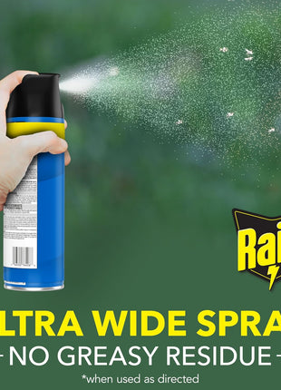 Raid Flying Insect Spray, Outdoor Fresh Scent, Kills Flies, Mosquitoes, and Other Flying Insects on Contact, for Indoor and Outdoor Use, 18oz