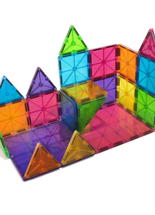MAGNA-TILES Classic 32-Piece Magnetic Construction Set, The Original Magnetic Building Brand