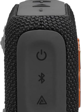 JBL Go 4 - Ultra-Portable, Waterproof and Dustproof Bluetooth Speaker, Big JBL Pro Sound with Punchy bass, 7-Hour Built-in Battery, Made in Part with Recycled Materials (Black)