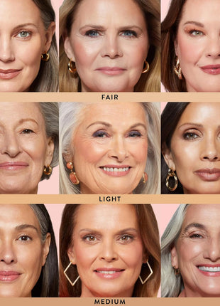 LAURA GELLER NEW YORK Baked Balance-N-Glow Illuminating Foundation - Fair - Buildable Sheer to Light Coverage - Satin Finish