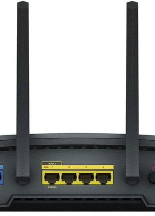 Synology RT6600ax - Tri-Band 4x4 160MHz Wi-Fi router, 2.5Gbps Ethernet, VLAN segmentation, Multiple SSIDs, parental controls, Threat Prevention, VPN (US Version)