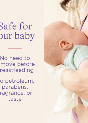Lansinoh Lanolin Nipple Cream Safe for Breastfeeding Baby, 100% Natural Nipple Butter, Breastfeeding Essentials for Postpartum Moms, 1.41 Ounces