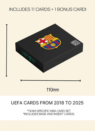 UEFA European Soccer Club Trading Cards Set – Champions League Random Team Pack with 11 Cards + 1 Bonus Card, No Duplicates (FC Bayern Munich)