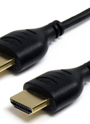 6 ft Slim High Speed HDMI Cable with Ethernet - Ultra HD 4k x 2k HDMI Cable M/M - 6ft Slim HDMI Cable - 6ft HDMI Cable