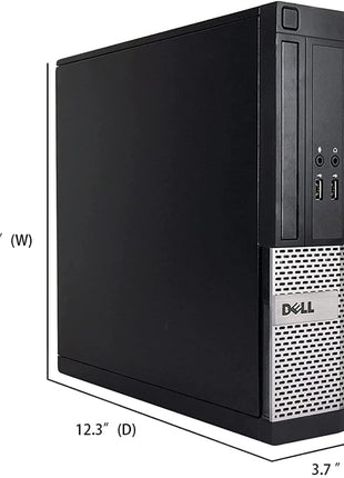 Dell OptiPlex Computer Desktop PC, Intel Core i5 3rd Gen 3.2 GHz, 16GB RAM, 2TB HDD, New 22 Inch LED Monitor, RGB Keyboard and Mouse, WiFi, Windows 11 Pro (Renewed)