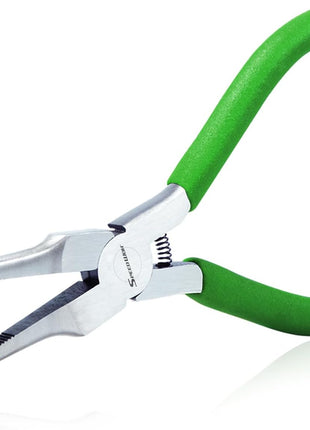 SPEEDWOX 4.5" Mini Needle Nose Pliers, Thin Serrated Jaw for Jewelry Making | Micro Precision Long Nose Pliers, Wire Looping Fine Chain Nose Plier for Beading, Hobby, Craft Supplies, Jewelry Making Tool