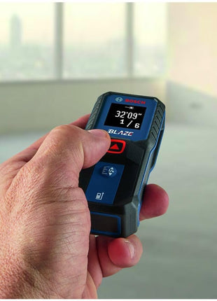 BOSCH GLM100-23 100 Ft Blaze Laser Distance Measure, Includes 2 AA Batteries
