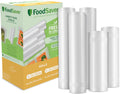 FoodSaver Custom Length Vacuum Sealer Bags Multipack, 5 Count Rolls for Airtight Food Storage and Sous Vide   Compatible with FoodSaver, 8 (2 Pack) and 11 (3 Pack)