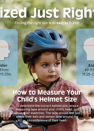 Retrospec Scout Toddler Bike Helmet - Kids Bike Helmet Multi-Sport Protection, Premium Safety & Ventilation, Adjustable Kids Helmets in 2 Sizes for Boys and Girls