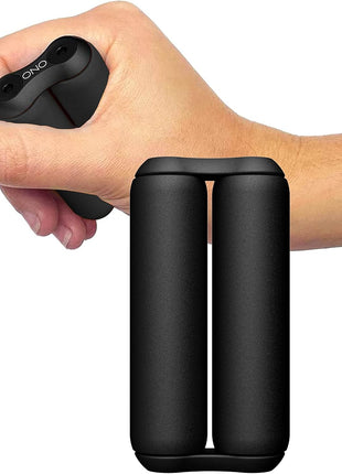 ONO Roller - Handheld Fidget Toy for Adults | Help Relieve Stress, Anxiety, Tension | Promotes Focus, Clarity | Compact, Portable Design (Black, Junior Size - ABS Plastic)