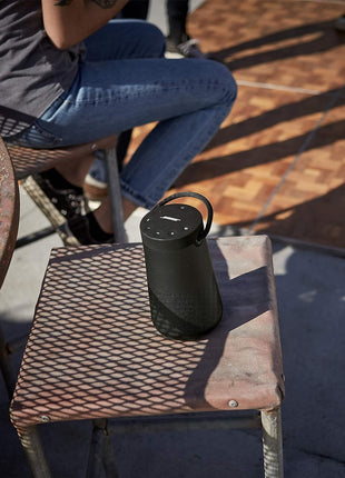 Bose SoundLink Revolve+ (Series II) Bluetooth Speaker, Portable Speaker with Microphone, Wireless and Water Resistant with 360 Degree Sound, Long Lasting Battery and Handle, Black