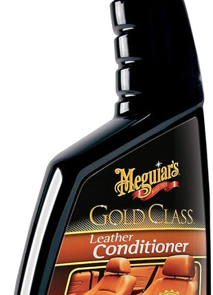 Meguiar's Gold Class Leather Conditioner Spray - Premium Car Leather Conditioner - Protect Your Car's Seats from Cracking, Fading and Drying Out - Keep It Looking and Feeling New, 16 Oz