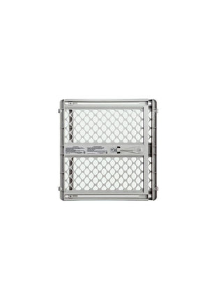 MYPET Universal Pet Gate: 26" - 42" Wide Dog Gate for Doorways with Pressure Fit or Swinging Door Hardware Mounting Types Included: 26" Tall; Gray