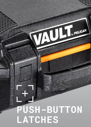 Pelican Vault V100 Hard Case with Foam (Black)
