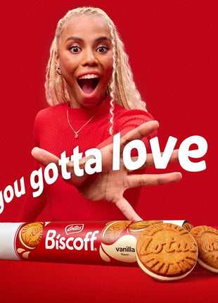 Lotus Biscoff Sandwich Cookies, Vanilla, 22 Cookies per pack, 7.76 Ounce