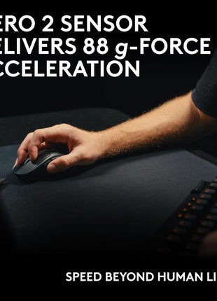 Logitech G PRO X Superlight 2 DEX Wireless Gaming Mouse, 60g pro-Grade Right-Handed Mouse with 5 programmable Buttons, USB-C Charging, 44k DPI Sensor, up to 8 kHz Polling for PC/Mac - Black