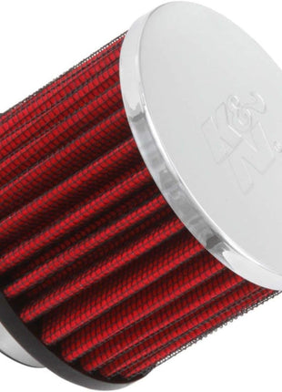 K&N Vent Air Filter/Breather: High Performance, Premium, Washable, Replacement Engine Filter: Flange Diameter: 1.5 in, Filter Height: 2.5 in, Flange Length: 0.4375 in, Shape: Breather, 62-1460