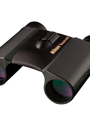 Nikon Trailblazer 8x25 ATB Black Binoculars 8218 | Waterproof, Fogproof, Dual-hinge design, Compact Binocular, Black Rubber Armoring, Mutlilayer-coated lenses | Official Nikon USA Model