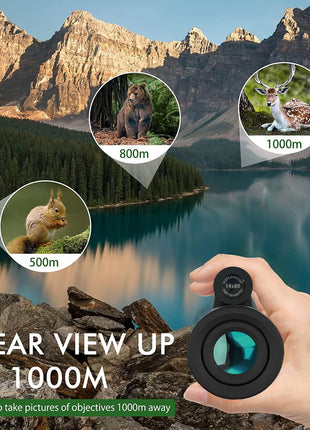 12x60 Monocular Telescope with Smartphone Holder & Upgraded Tripod, High Powered SMC & BAK4 Scope, Birthday Gifts for Men Dad Him Husband Teen, Gifts for Christmas, Outdoors Survival Hiking Gear
