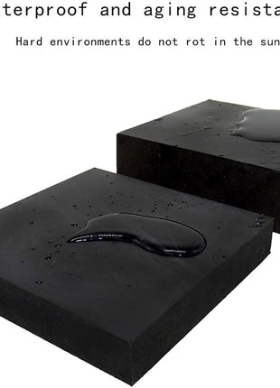 Oudtinx Rubber Bench Block Jeweler's Rubber Bench Block Rubber Stamping Block for Hammering, Shaping, Chasing, Flattening Metals (15CM x 10CM)