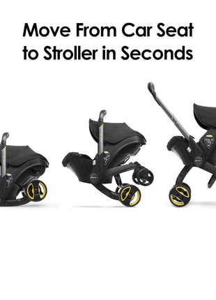 Doona Car Seat & Stroller, Nitro Black - All-in-One Travel System