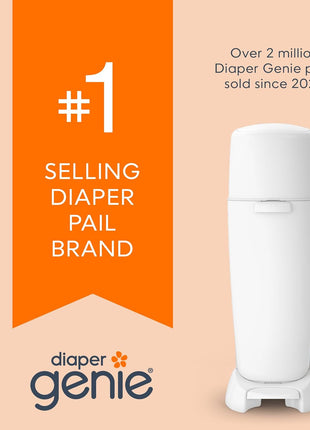 Diaper Genie Bags Refills 270 Count (Pack of 3) Clean Laundry Scent | Diaper Pail Refills with Max Odor Lock | Holds up to 810 Newborn Diapers