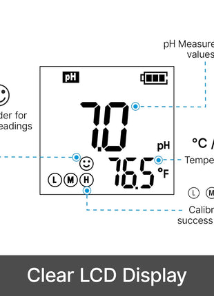 APERA INSTRUMENTS AI209 Value Series PH20 Waterproof pH Tester Kit, ±0.1 pH Accuracy