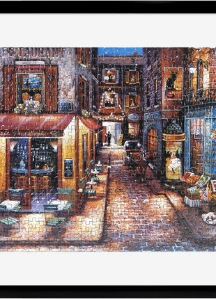 MCS 20x27 Puzzle Frame for Finished Puzzles, Black Vertical & Horizontal Wall-Mounted Large Picture Display for Preservation (1-Pack)
