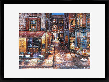 MCS 20x27 Puzzle Frame for Finished Puzzles, Black Vertical & Horizontal Wall-Mounted Large Picture Display for Preservation (1-Pack)