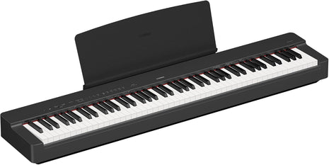 Yamaha P225B, 88 Key Weighted Action Digital Piano with Power Supply and Sustain Pedal, Black (P225B)