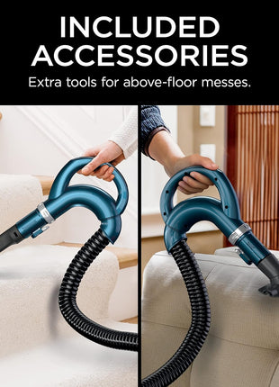 Shark Navigator Lift-Away Vacuum, Self-Cleaning, HEPA, Teal, ZU503AMZ | Lift-Away Pod, Pet Hair Pickup, Swivel Steering, 1200W Power, Upholstery Tool and Pet Crevice Tool for Above-Floor Cleaning
