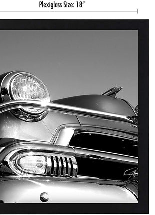 Americanflat 18x24 Poster Frame with Polished Plexiglass   Black Picture Frame   Wide Photo Frames Made of Engineered Wood for Vertical or Horizontal Wall Display   Epic Collection   Black
