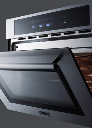 Summit CMV24 Wall Oven, Stainless Steel