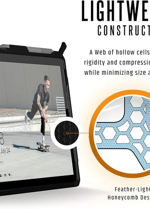 URBAN ARMOR GEAR UAG Designed for Microsoft Surface Go 4/ Surface Go 3 / Surface Go 2 / Surface Go Case 10.5" Metropolis Rugged Aluminum Kickstand Military Drop Tested Protective Cover Black