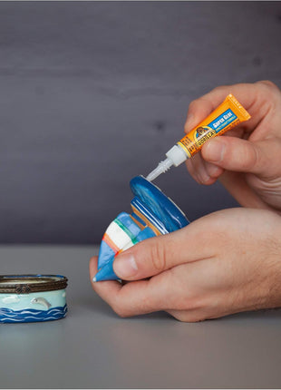 Gorilla Super Glue, Clear Glue, Four 3 Gram Tubes (Pack of 1) - All Purpose and Fast Setting for Projects and Repairs