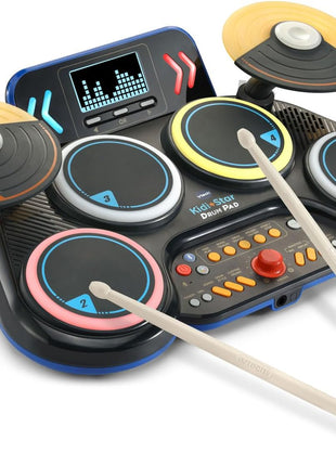 VTech Kidi Star Drum Pad, Black