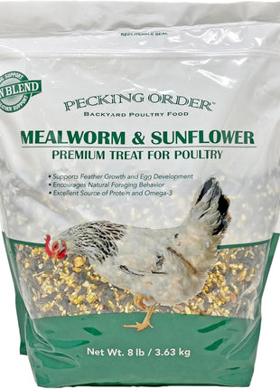 Pecking Order 9328 Mealworm & Sunflower Treat, 3 lb.