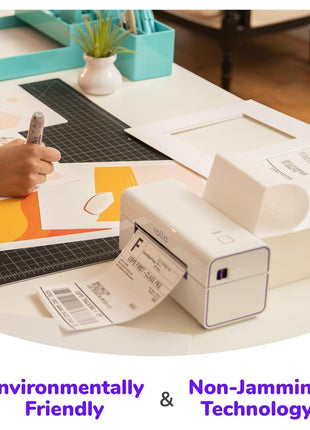 Rollo Direct Thermal Shipping Labels - Pack of 500 4x6 Thermal Labels Fanfold - Perforated and Strong Adhesive (Commercial Grade)