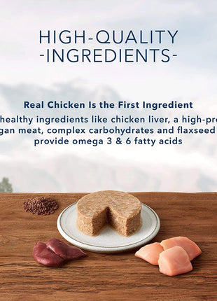 Blue Buffalo Wilderness High-Protein Grain-Free Wet Food for Adult Cats 7+,Chicken Recipe,5.5-oz.,(Pack of 48)